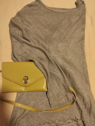 Top fiesta lamé oro/ talla única