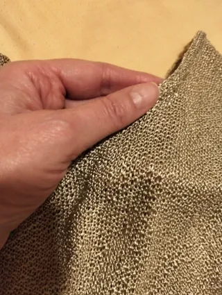 Top fiesta lamé oro/ talla única