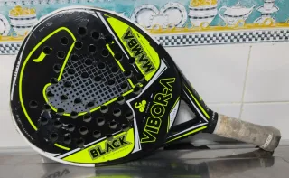 Raqueta Padel Vibora Mamba Black Carbon
