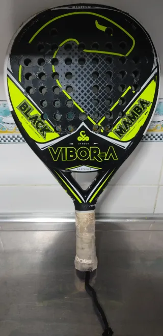 Raqueta Padel Vibora Mamba Black Carbon
