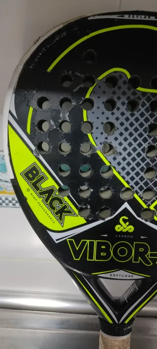 Raqueta Padel Vibora Mamba Black Carbon