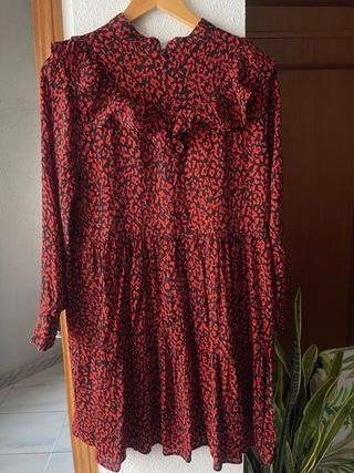 Vestido Zara Estampado Animal