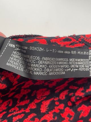 Vestido Zara Estampado Animal