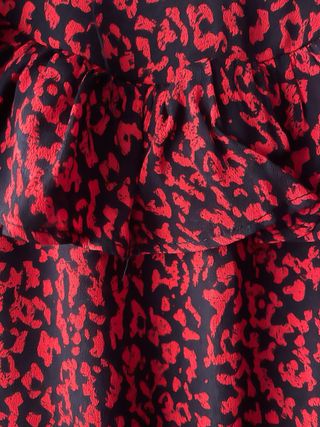 Vestido Zara Estampado Animal