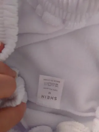 Pantalón corto blanco talla M