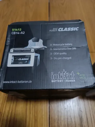 Batería moto nueva 51412 CB14-A2