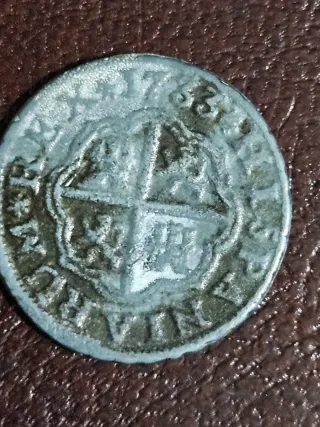 Lotto di 5 monete antiche di vari paesi