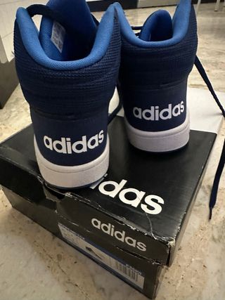Scarpe Adidas Alte Blu e Bianche
