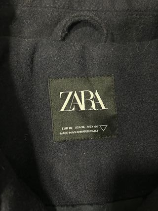 Bomber Zara Est. 1975 Azul y Blanco