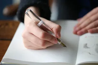 Set di penne stilografiche e inchiostro