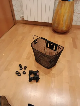 Cesta para manillar de bicicleta