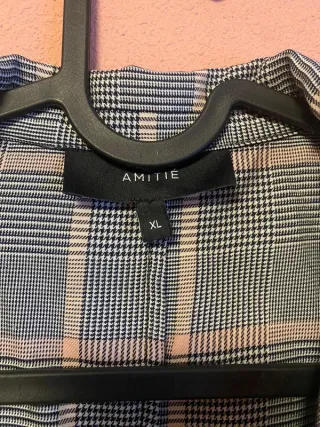 Americana larga cuadros Amitie XL