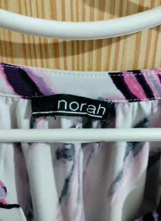 Blusa Norah Estampada Elástico Abajo Talla XL