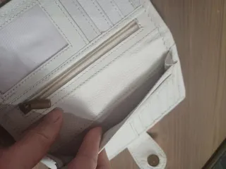 MUY CHULA!!! Monedero mujer  de piel