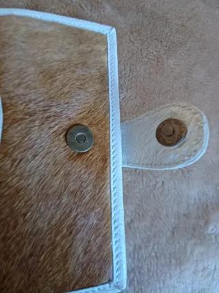 MUY CHULA!!! Monedero mujer  de piel