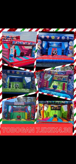 Castillo Hinchable Grande Personajes