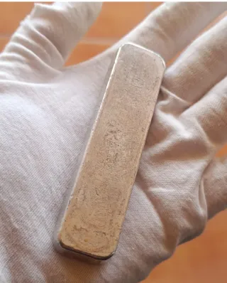 Antigua moneda china 5 onzas 147 gramos plata miao