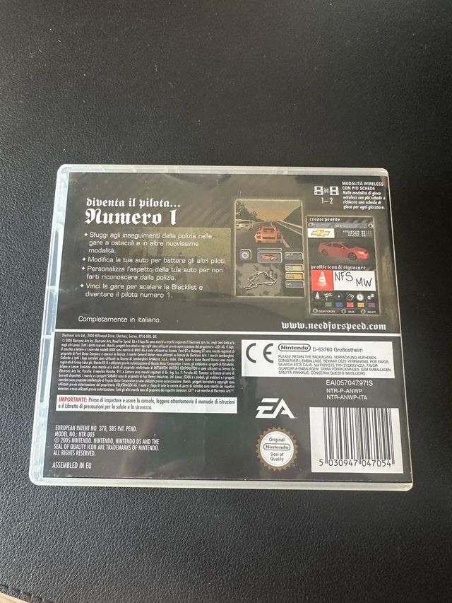 Need for Speed Most Wanted Nintendo DS PAL ITA