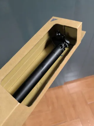 Tija de sillín de bicicleta negra Mérida Expert