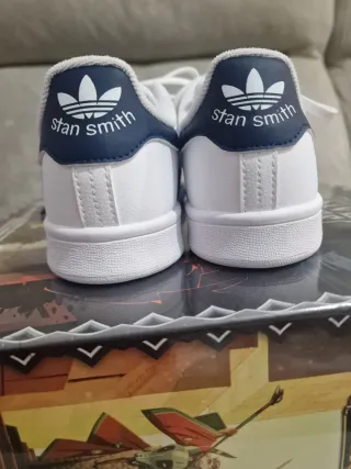 Zapatillas Adidas Stan Smith Blancas y Azules