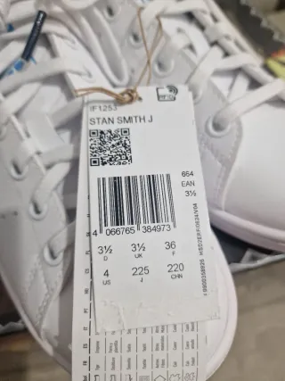 Zapatillas Adidas Stan Smith Blancas y Azules