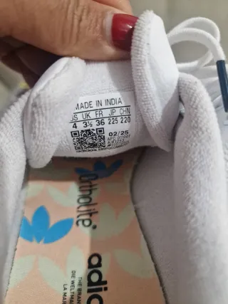 Zapatillas Adidas Stan Smith Blancas y Azules