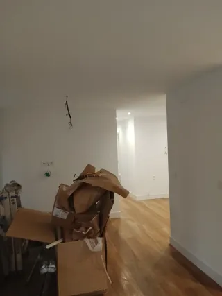 Pladur techos y tabiques con lana de roca pintura