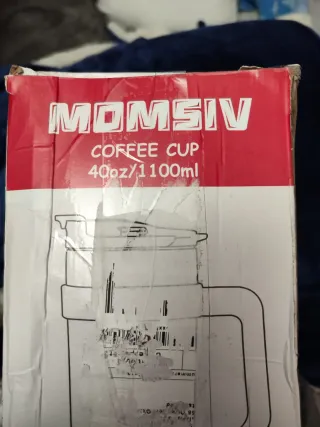 Vaso Térmico MOMISIV Negro con Asa