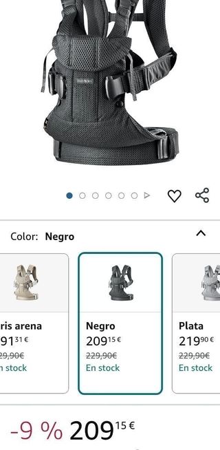 BabyBjörn Mochila Porta Bebé One Air, Ma