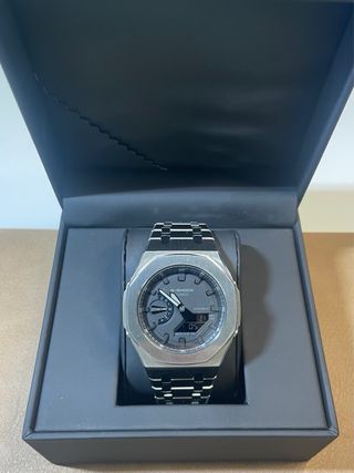 Casio G-Shock GA2100 CasiOak Plateado
