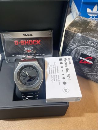 Casio G-Shock GA2100 CasiOak Plateado