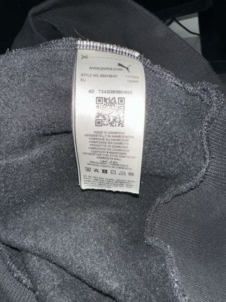 Sudadera BMW Motorsport Negra Talla S