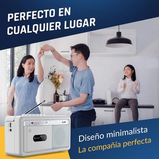 Radiocasete KLIM Am/Fm Bluetooth Grabadora