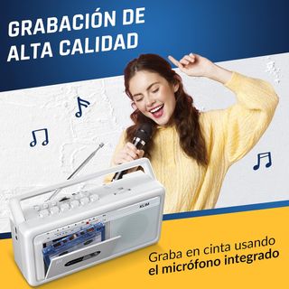 Radiocasete KLIM Am/Fm Bluetooth Grabadora
