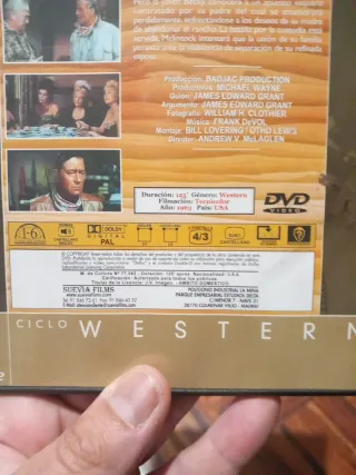 DVD El Gran McLintock Western John Wayne