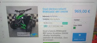 Quad Infantil Eléctrico 48V