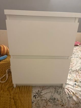 Cajonera blanca 2 cajones