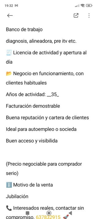 Taller mecánico 400m 5 elevadores Lugo centro