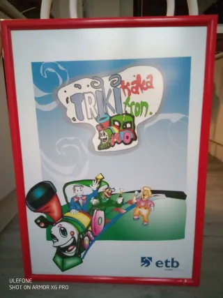 Cuadro infantil Txirri Mirri Txiribiton 72X52 cm