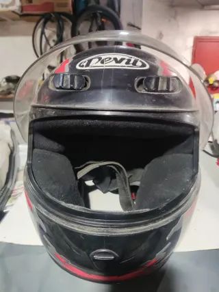 Casco Devil Negro y Rojo