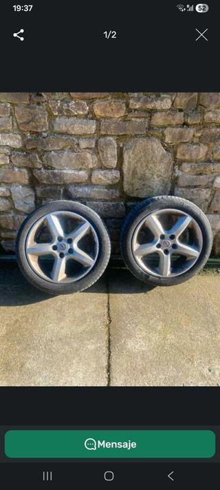 Llanta Astra H GTC R17 con neumático