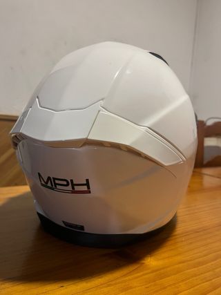 Casco MPH Tiger Blanco Brillo ECE 22.06