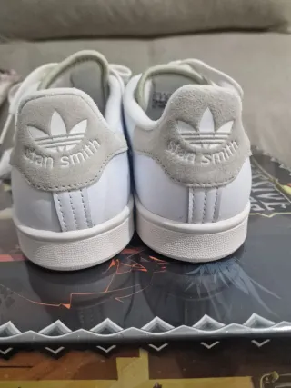 Zapatillas Adidas Stan Smith Blancas y Grises