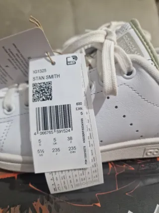 Zapatillas Adidas Stan Smith Blancas y Grises