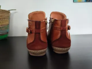 Botín Pikolinos Piel Marrón y Multicolor