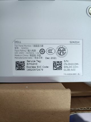 Monitor Dell S2421H 23.8" FullHD