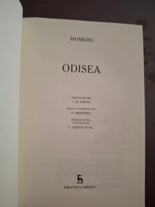 Lote de libros: Ilíada y Odisea