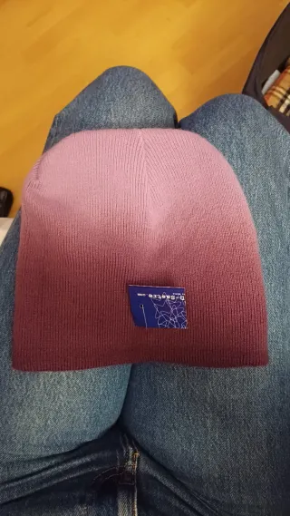 Gorro degradado lila y morado