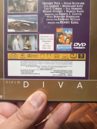 DVD Las Nieves del Kilimanjaro