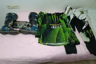 Abbigliamento da Moto Thor Nero e Verde